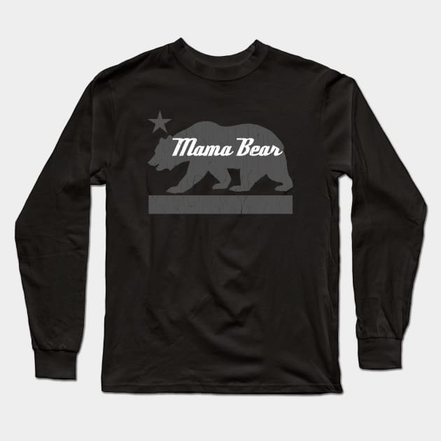 California Bear Family (MAMA Bear) Long Sleeve T-Shirt by robotface